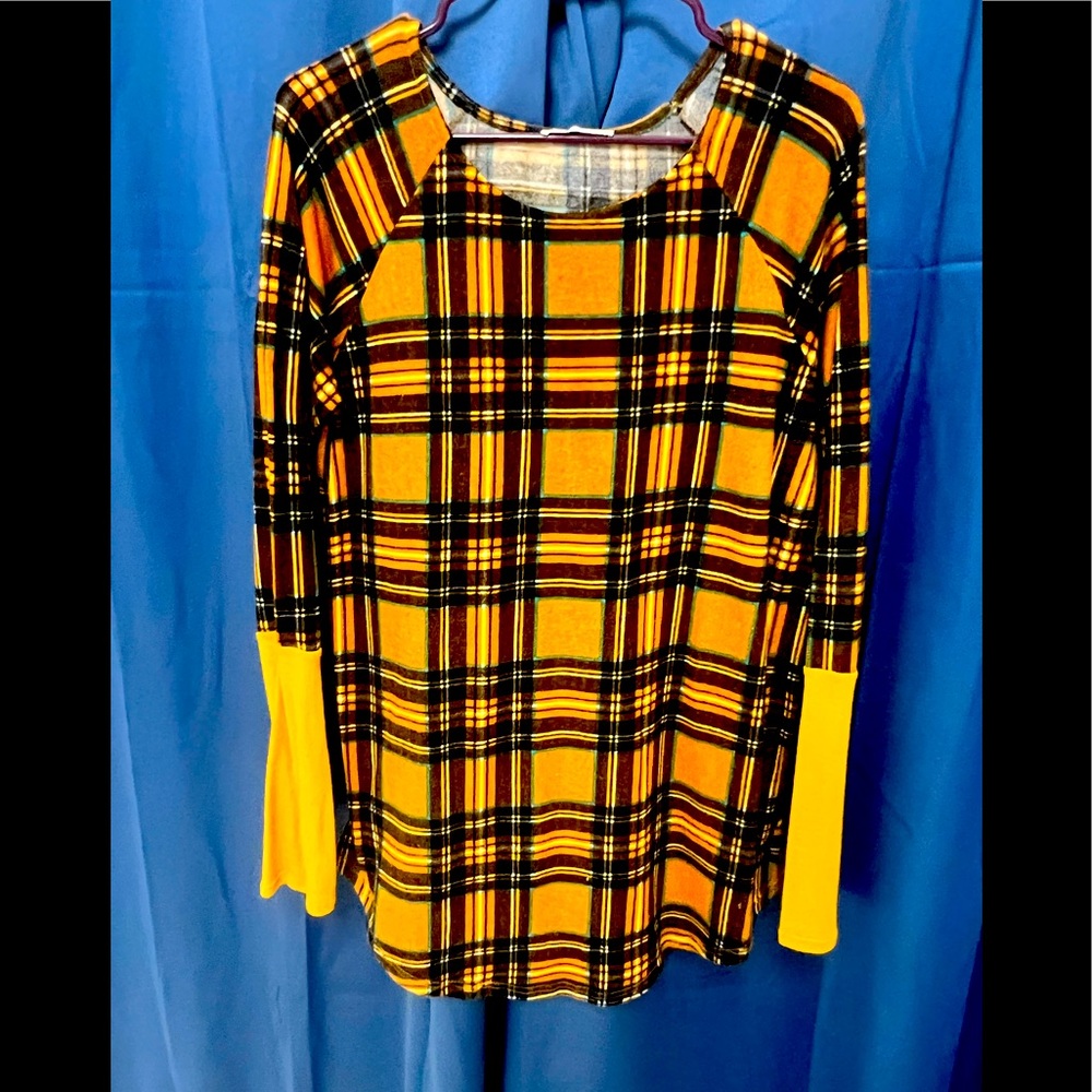 Mustard Plaid Flannel